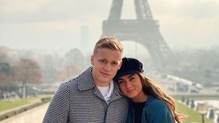 Van de Beek dan pacarnya (Instagram)