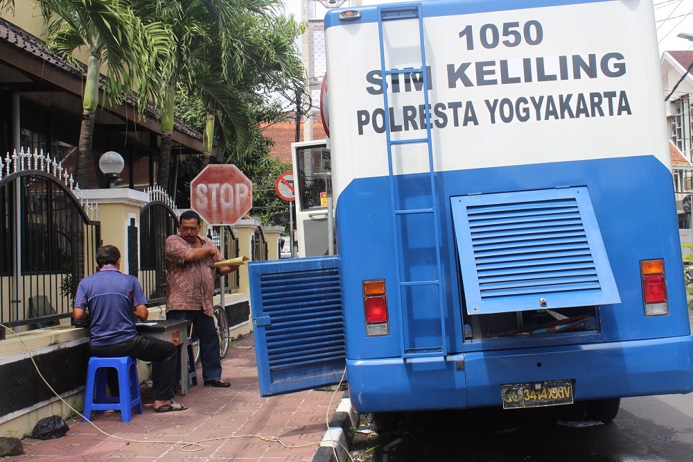 SIM keliling Polresta Yogyakarta 