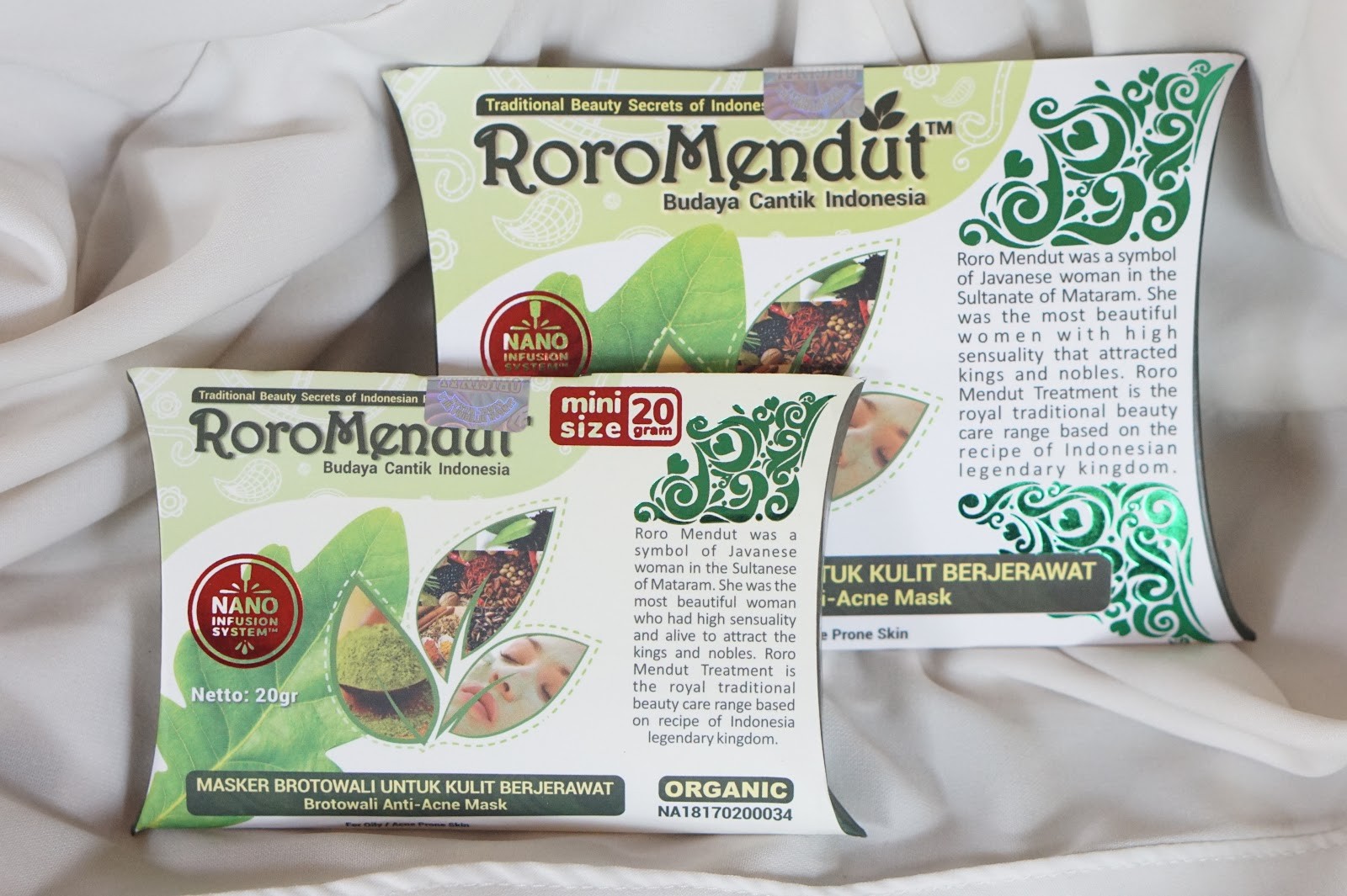 Roro Mendut Masker Jerawat Brotowali 