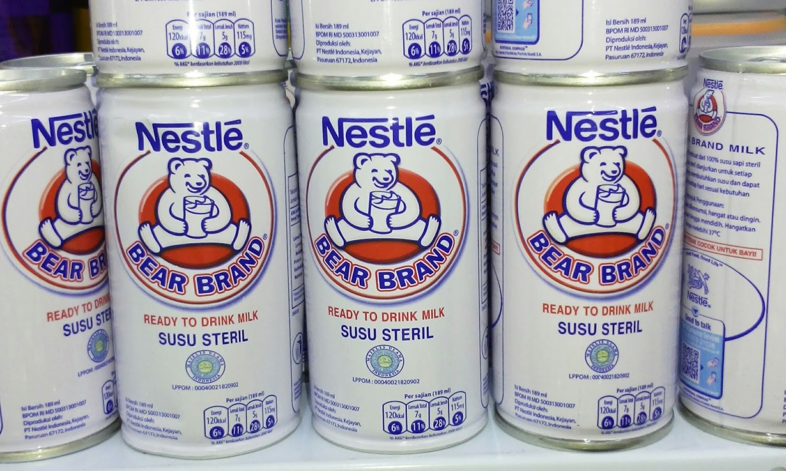 Produk susu beruang 