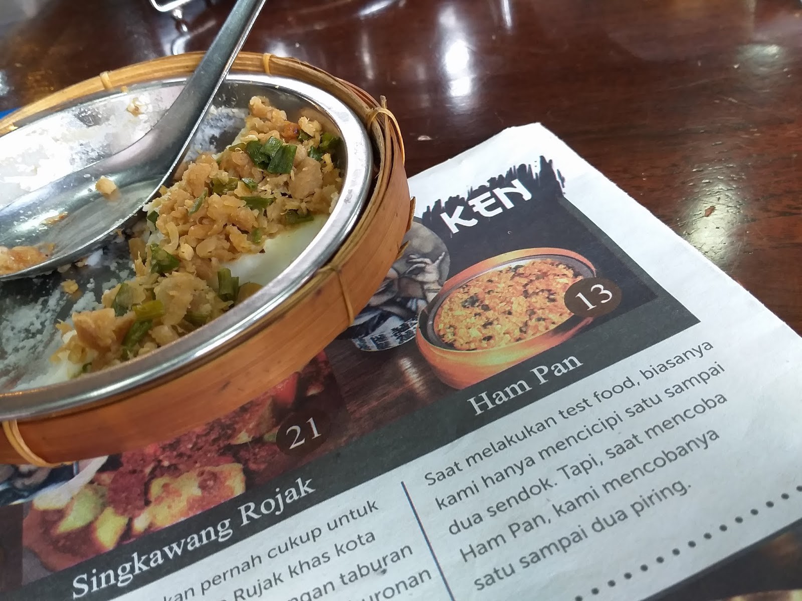 Menu Bong Kopitown