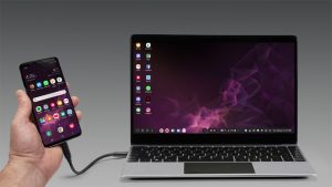 cara menampilkan layar HP ke laptop