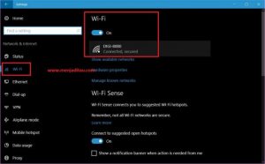 Cara mengaktifkan wifi di laptop