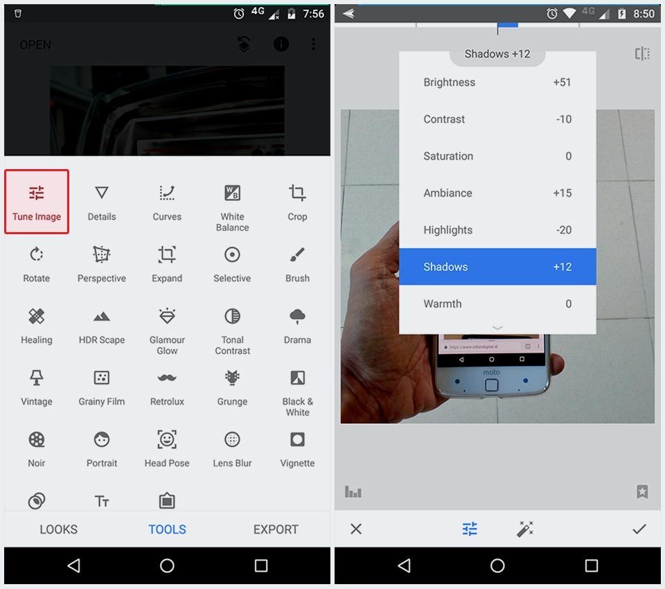 Aplikasi edit foto Android